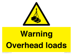 Warning Overhead loads